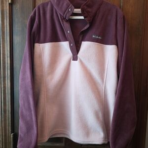 Columbia Women's Pullover Sweater - Purple and Pink